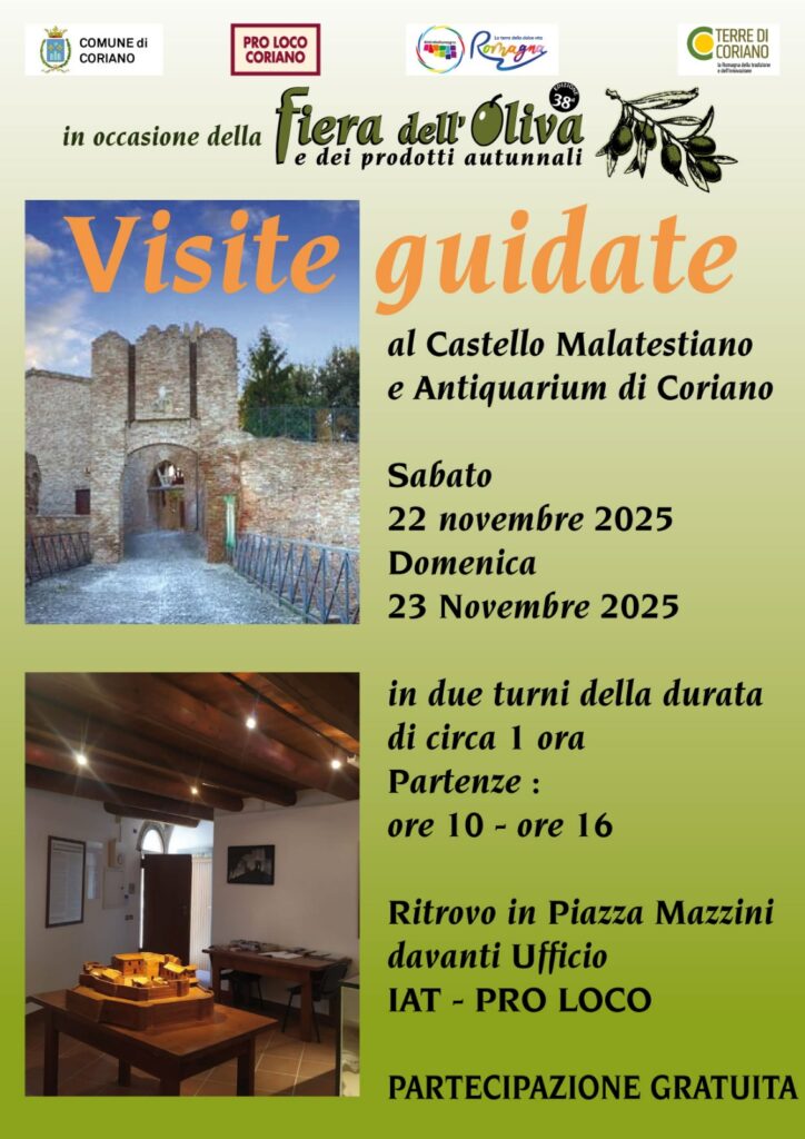 Fiera oliva coriano visite guidate